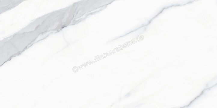  Sant Agostino Themar Statuario Venato 30x60 cm Bodenfliese / Wandfliese Glänzend Eben Krystal CSASTVEK30 | 659680