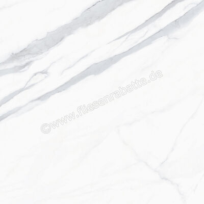  Sant Agostino Themar Statuario Venato 60x60 cm Bodenfliese / Wandfliese Glänzend Eben Krystal CSASTVEK60 | 659695