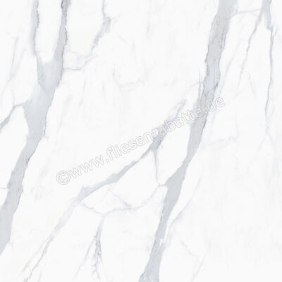  Sant Agostino Themar Statuario Venato 120x120 cm Bodenfliese / Wandfliese Glänzend Eben Krystal CSASVK1212 | 659755