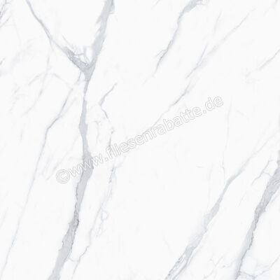  Sant Agostino Themar Statuario Venato 120x120 cm Bodenfliese / Wandfliese Glänzend Eben Krystal CSASVK1212 | 659758