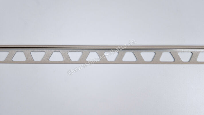  Schlüter Systems JOLLY-TSI Abschlussprofil Aluminium TSI - strukturbeschichtet elfenbein H&ouml;he: 8 mm L&auml;nge: 3 m J80TSI/300 | 660229