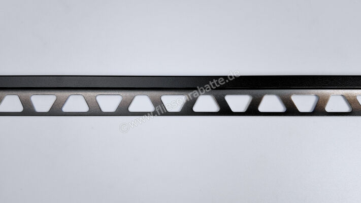 Schlüter Systems QUADEC-AC Abschlussprofil Aluminium MGS - Graphitschwarz matt H&ouml;he: 10 mm L&auml;nge: 2,5 m Q100MGS | 660238