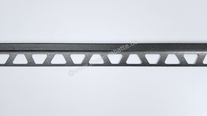  Schlüter Systems QUADEC-TSLA Abschlussprofil Aluminium TSLA - Aluminium strukturbeschichtet hellanthrazit H&ouml;he: 10 mm L&auml;nge: 2,50 m Q100TSLA | 660250