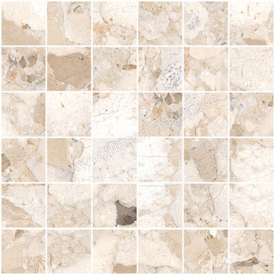  Sant Agostino Venistone Beige 30x30 cm Mosaik 5x5 Glänzend Eben Krystal CSAMVEBK30 | 662095