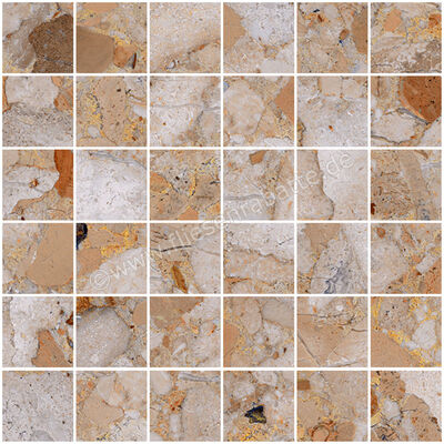  Sant Agostino Venistone Gold 30x30 cm Mosaik 5x5 Glänzend Eben Krystal CSAMVEGK30 | 662176