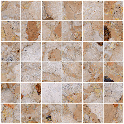  Sant Agostino Venistone Gold 30x30 cm Mosaik 5x5 Matt Eben Naturale CSAMVEGO30 | 662182