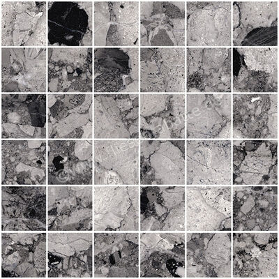  Sant Agostino Venistone Dark 30x30 cm Mosaik 5x5 Glänzend Eben Krystal CSAMVEKK30 | 662245