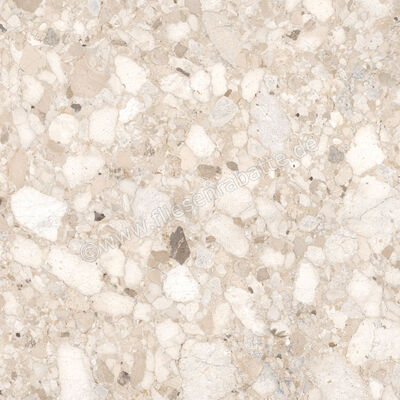  Sant Agostino Venistone Beige 120x120 cm Bodenfliese / Wandfliese Glänzend Eben Krystal CSAVBK1212 | 662392