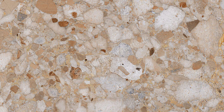  Sant Agostino Venistone Gold 60x120 cm Bodenfliese / Wandfliese Glänzend Eben Krystal CSAVDK6012 | 662581