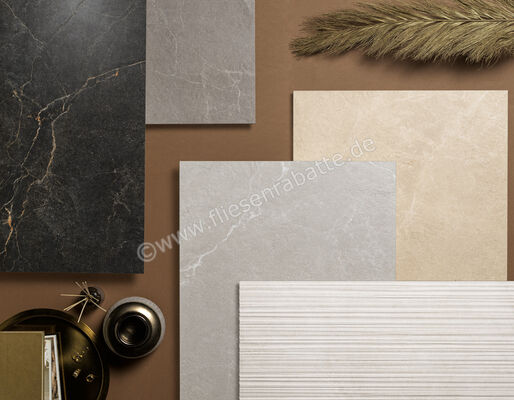  La Fabbrica Ava Noble Stone White 60x120 cm Wandfliese 3D Stripes Matt Strukturiert Naturale 199031 | 664672