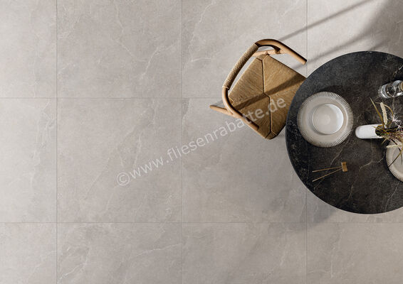  La Fabbrica Ava Noble Stone Grey 100x100 cm Bodenfliese / Wandfliese Matt Eben Naturale 199072 | 664705