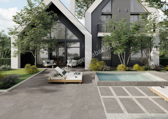  La Fabbrica Ava Noble Stone Outdoor Grey 60x120x2 cm Terrassenplatte Matt Eben Naturale 199042 | 664741