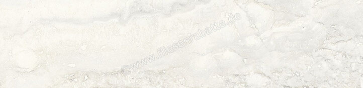  Sant Agostino Invictus White 7.3x29.6 cm Bodenfliese / Wandfliese Glänzend Eben Krystal CSAINWK730 | 665554