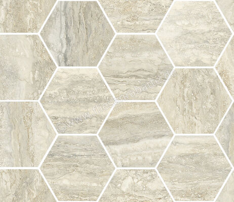  Sant Agostino Invictus Beige 30x34.5 cm Mosaik Maxi Class Glänzend Eben Krystal CSAMCIBK34 | 665575