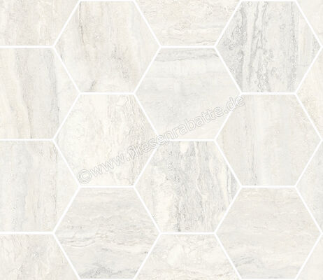  Sant Agostino Invictus White 30x34.5 cm Mosaik Maxi Class Glänzend Eben Krystal CSAMCIWK34 | 665614