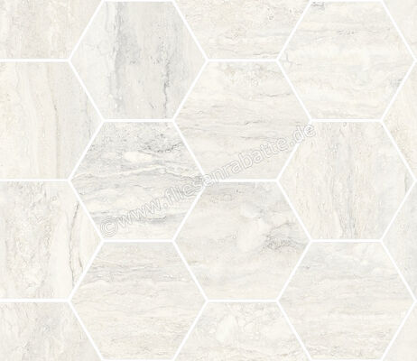  Sant Agostino Invictus White 30x34.5 cm Mosaik Maxi Class Glänzend Eben Krystal CSAMCIWK34 | 665617