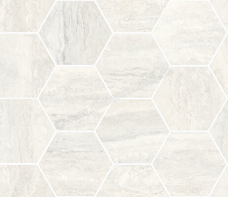  Sant Agostino Invictus White 30x34.5 cm Mosaik Maxi Class Glänzend Eben Krystal CSAMCIWK34 | 665620