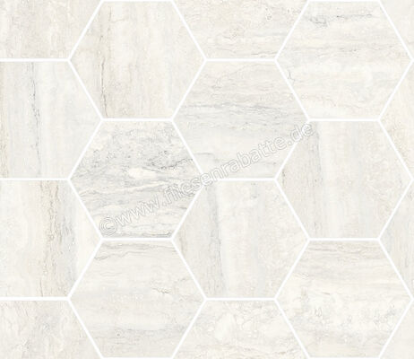  Sant Agostino Invictus White 30x34.5 cm Mosaik Maxi Class Glänzend Eben Krystal CSAMCIWK34 | 665626