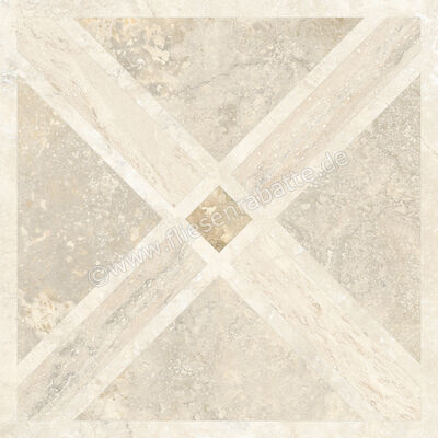  Sant Agostino Invictus Cross Beige 60x60 cm Bodenfliese / Wandfliese Deco Eben Naturale CSAICDOC60 | 665689