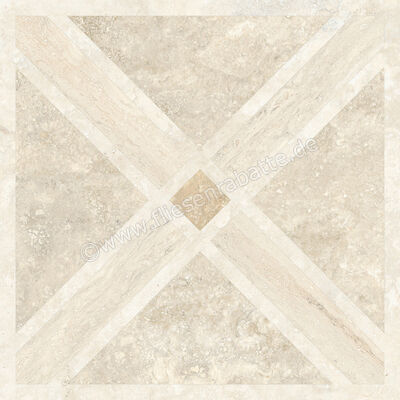 Sant Agostino Invictus Cross Beige 60x60 cm Bodenfliese / Wandfliese Deco Eben Krystal CSAICDEK60 | 665695