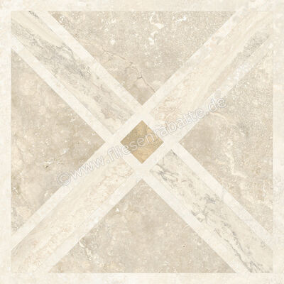  Sant Agostino Invictus Cross Beige 60x60 cm Bodenfliese / Wandfliese Deco Eben Naturale CSAICDOC60 | 665701
