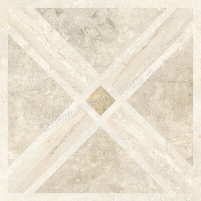  Sant Agostino Invictus Cross Beige 60x60 cm Bodenfliese / Wandfliese Deco Eben Krystal CSAICDEK60 | 665707