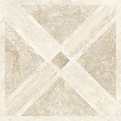  Sant Agostino Invictus Cross Beige 60x60 cm Bodenfliese / Wandfliese Deco Eben Naturale CSAICDOC60 | 665716