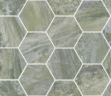  Sant Agostino Paradiso Green 30x34.5 cm Mosaik Maxi Class Glänzend Eben Krystal CSAMCPGK34 | 667081
