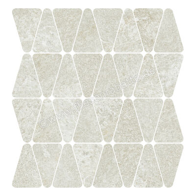  Marca Corona Arkiquartz Arctic 31x34.5 cm Wandfliese Triangle Tessere Matt Strukturiert Naturale J092 | 667399