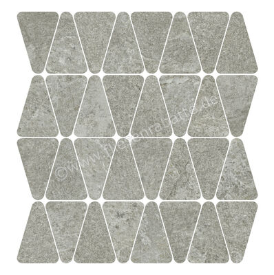  Marca Corona Arkiquartz Titanium 31x34.5 cm Wandfliese Triangle Tessere Matt Strukturiert Naturale J095 | 667408