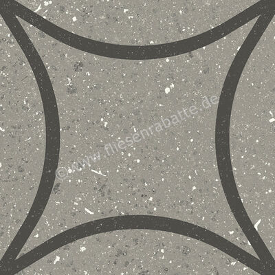  Marca Corona Terrasale Cenere 20x20 cm Bodenfliese / Wandfliese Decori Astro Matt Eben Naturale K250 | 668986