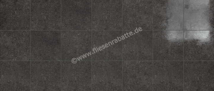  Marca Corona Terrasale Nero 20x20 cm Bodenfliese / Wandfliese Lacca Glänzend Eben Lucido K255 | 669130