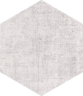  Marca Corona Textile Silver 21.6x25 cm Bodenfliese / Wandfliese Esagona Matt Strukturiert Naturale D567 | 669253