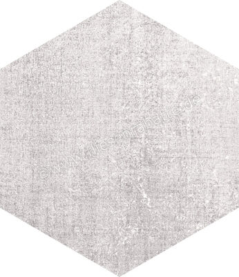  Marca Corona Textile Silver 21.6x25 cm Bodenfliese / Wandfliese Esagona Matt Strukturiert Naturale D567 | 669256