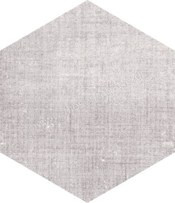  Marca Corona Textile Silver 21.6x25 cm Bodenfliese / Wandfliese Esagona Matt Strukturiert Naturale D567 | 669259