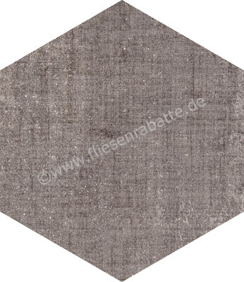  Marca Corona Textile Taupe 21.6x25 cm Bodenfliese / Wandfliese Esagona Matt Strukturiert Naturale D625 | 669334