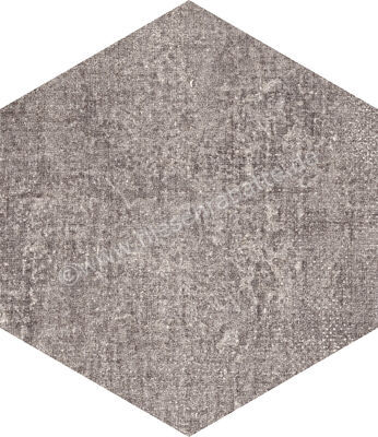  Marca Corona Textile Taupe 21.6x25 cm Bodenfliese / Wandfliese Esagona Matt Strukturiert Naturale D625 | 669355