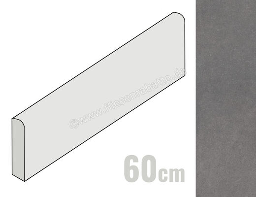  Marca Corona Desygn Smoke 7.2x60 cm Sockel Matt Eben Naturale I482 | 669556