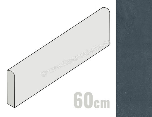  Marca Corona Stonecloud Blue 7.2x60 cm Sockel Matt Eben Naturale F815 | 669703