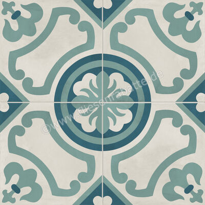  Marca Corona Terra.Art Oceano Cielo 20x20 cm Bodenfliese / Wandfliese Decor Giglio Matt Eben Naturale I386 | 670324