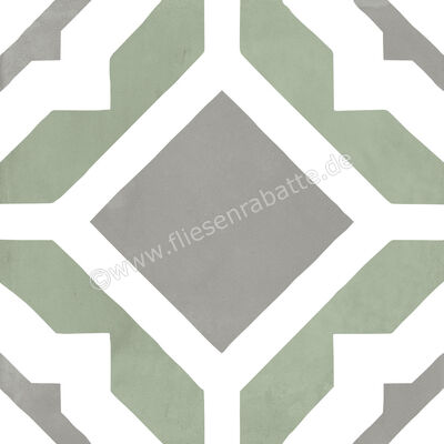  Marca Corona Terra.Art Sabbia Menta 20x20 cm Bodenfliese / Wandfliese Decor Geometrico Matt Eben Naturale I389 | 670336