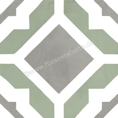  Marca Corona Terra.Art Sabbia Menta 20x20 cm Bodenfliese / Wandfliese Decor Geometrico Matt Eben Naturale I389 | 670339