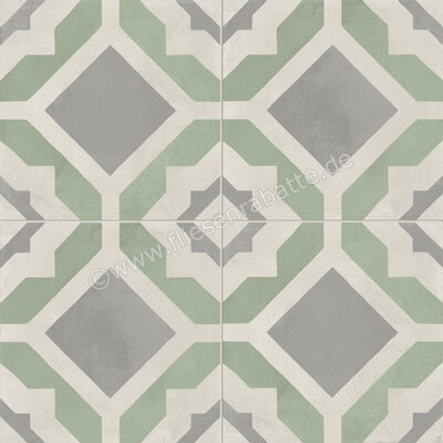  Marca Corona Terra.Art Sabbia Menta 20x20 cm Bodenfliese / Wandfliese Decor Geometrico Matt Eben Naturale I389 | 670342