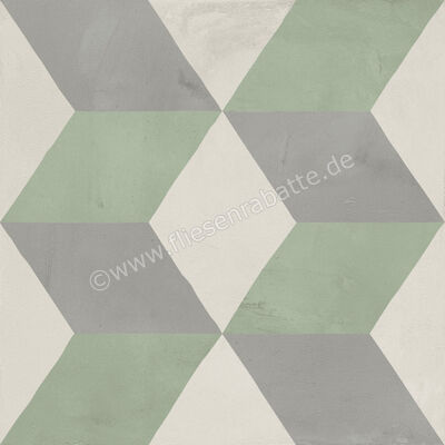  Marca Corona Terra.Art Sabbia Menta 20x20 cm Bodenfliese / Wandfliese Decor Cubo Matt Eben Naturale I392 | 670363