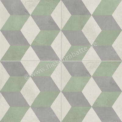  Marca Corona Terra.Art Sabbia Menta 20x20 cm Bodenfliese / Wandfliese Decor Cubo Matt Eben Naturale I392 | 670369
