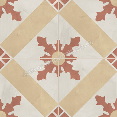  Marca Corona Terra.Art Tramonto Crema 20x20 cm Bodenfliese / Wandfliese Decor Cardinale Matt Eben Naturale I395 | 670387
