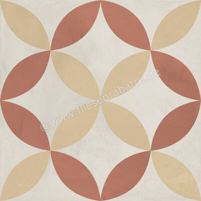  Marca Corona Terra.Art Tramonto Crema 20x20 cm Bodenfliese / Wandfliese Decor Astro Matt Eben Naturale I397 | 670402