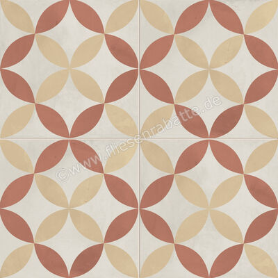  Marca Corona Terra.Art Tramonto Crema 20x20 cm Bodenfliese / Wandfliese Decor Astro Matt Eben Naturale I397 | 670405