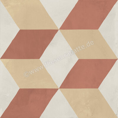  Marca Corona Terra.Art Tramonto Crema 20x20 cm Bodenfliese / Wandfliese Decor Cubo Matt Eben Naturale I399 | 670420