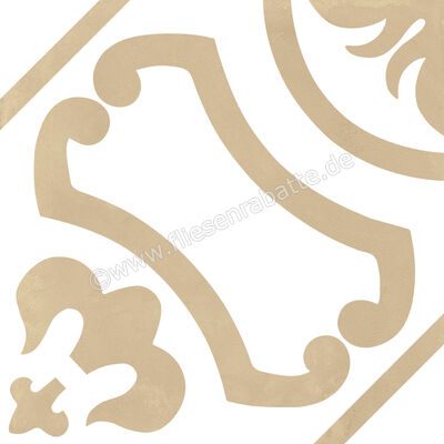  Marca Corona Terra.Art Tramonto Crema 20x20 cm Bodenfliese / Wandfliese Decor Giglio Matt Eben Naturale I400 | 670426